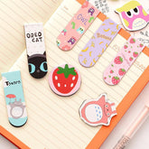 Laser Magnetic Bookmark - 6pcs set - Random Design
